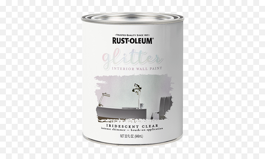 Rust - Oleum Glitter Interior Wall Paint Iridescent Glitter Wall Paint Png,Gold Glitter Transparent