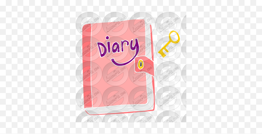 Diary Stencil For Classroom Therapy Use - Great Diary Clipart Event Png,Diary Png