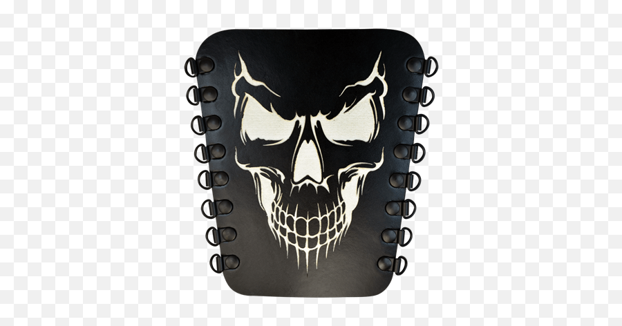 Grinning Skull Archers Arm Guard - Dk6106 By Traditional Rip Clan Png,Skeleton Arm Png