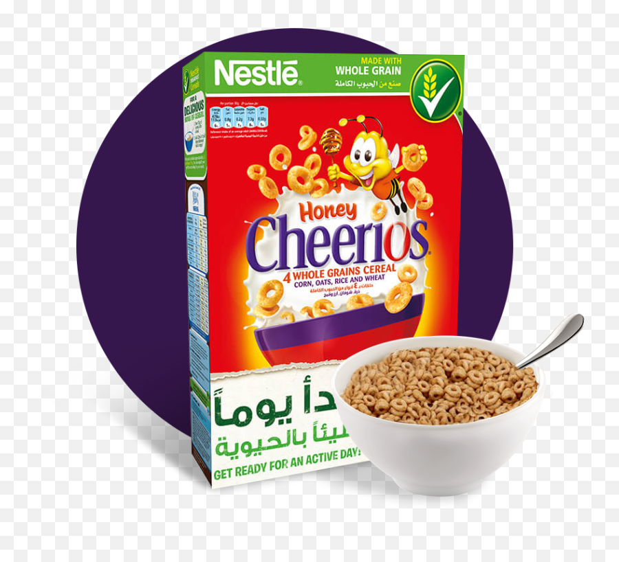 Download Nestlé Honey Cheerios - Cereal Nestle Honey Cheerios Png,Cheerios Png