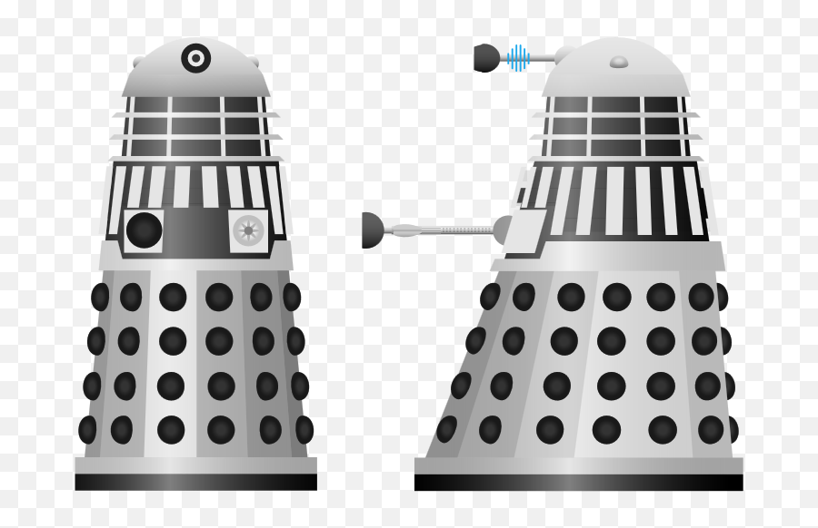 Dalek - White And Black Daleks Png,Dalek Transparent