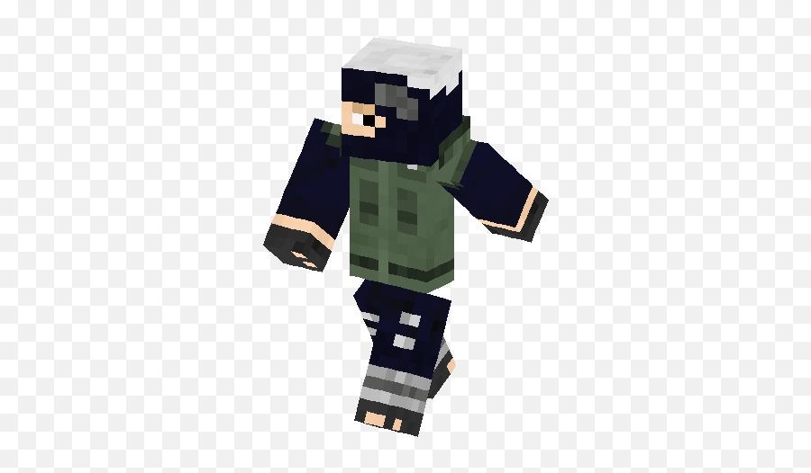 Edited Original Kakashi Skin Minecraft Skins - Minecraft Emo Girl Skin Png,Kakashi Sharingan Png