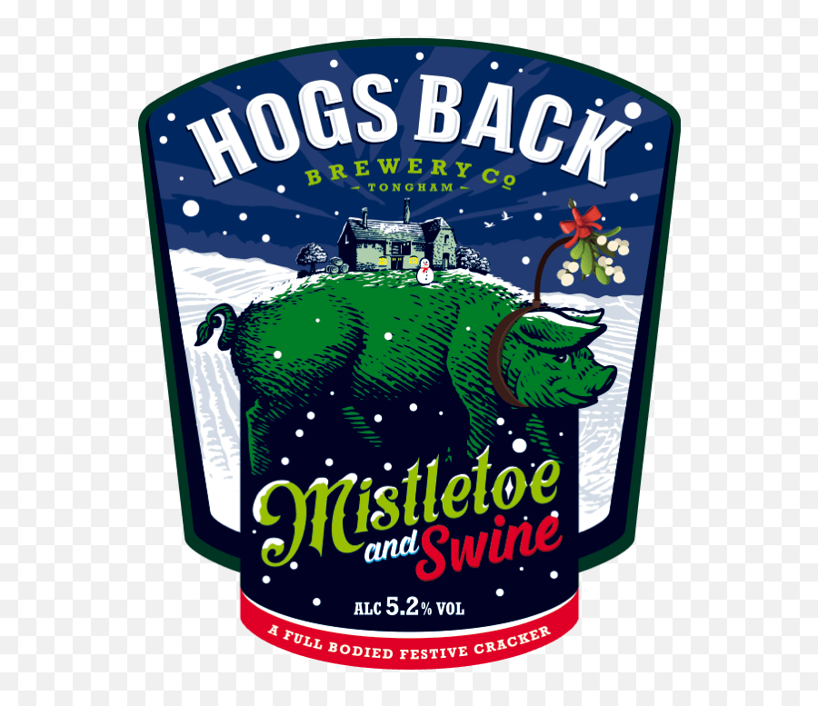 Download Hd Hogs Back Mistletoe And Swine Transparent Png - Christmas Ales Uk,Mistletoe Transparent