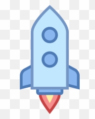 Launched Rocket Icon Clipart - Launched Icon Png,Rocket Icon Png