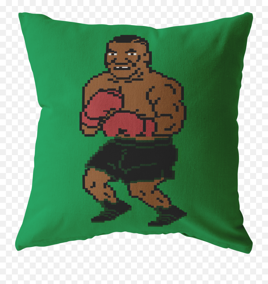 Retro Mike Tyson Punchout Inspired - Namaste Pillows Png,Mike Tyson Png