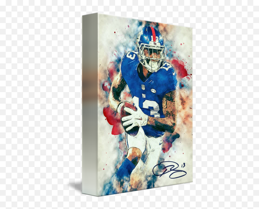 Odell Beckham Jr By Zapista - Odell Beckham Jr Artwork Png,Odell Beckham Jr Png