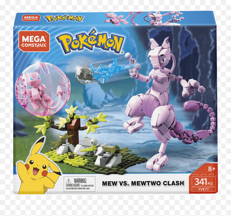 Build Playsets Instructions - Mega Construx Mew Vs Mewtwo Png,Mewtwo Transparent