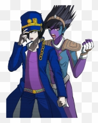 Shuichi And Kaito As Jotaro Kujo - Danganronpa png