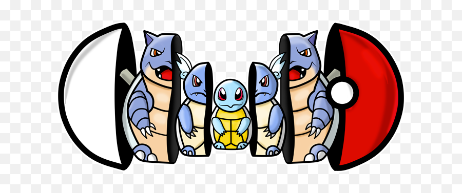 Squirtle Wartortle And Blastoise - Fictional Character Png,Blastoise Icon