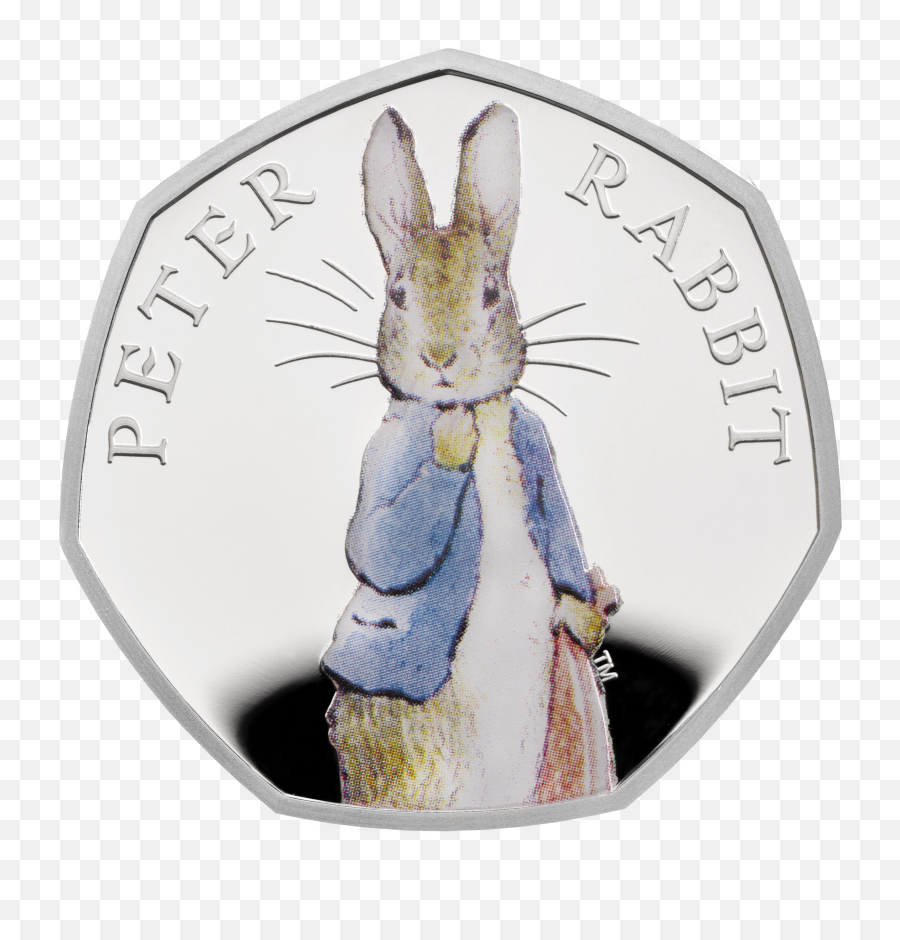 Peter Rabbit 2019 Uk 50p Silver Proof Coin - 2019 Peter Rabbit Coin Png,Peter Rabbit Png