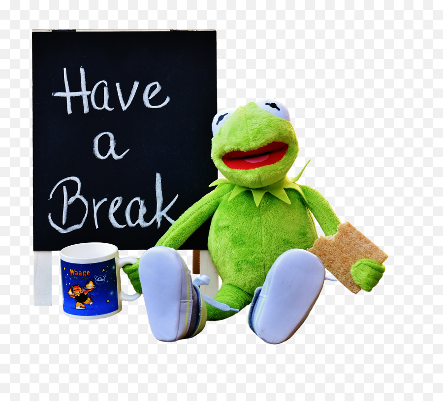 Kermit Cup Drink Coffee - Free Photo On Pixabay Coffee Break Funny Png,Kermit The Frog Png