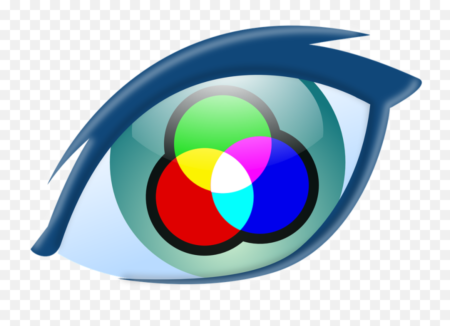 Eye Seeing View Colors Cmyk Colour - Portable Network Graphics Png,Seeing Icon