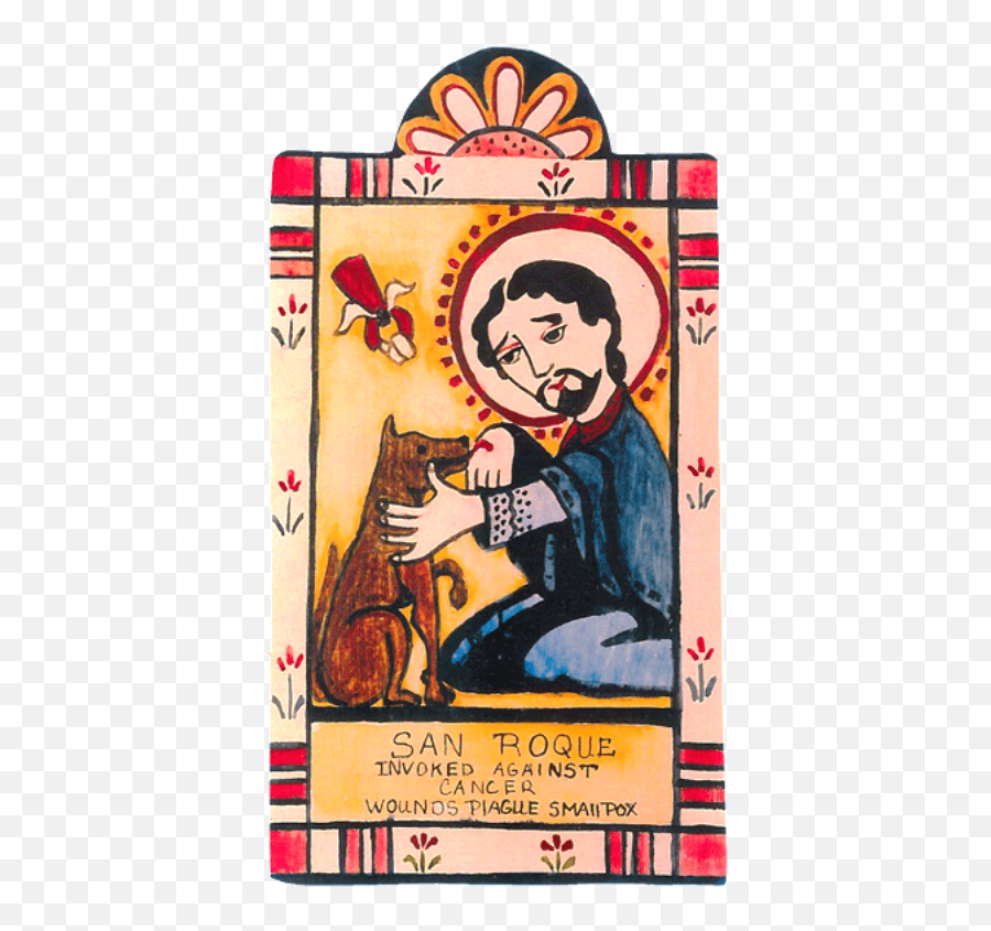 St Roque Roch Rocco Dogs Falsely - St Roche Icon Dog Png,St Roch Icon