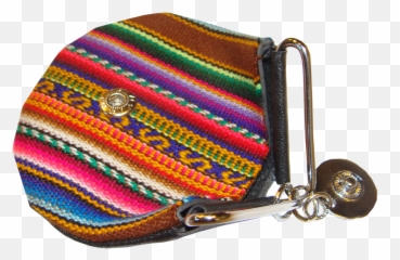 Snap Manta Coin Purse Cotton Woven Peru - Crossbody png