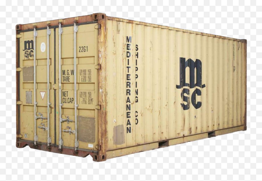 20ft Standard Wind And Water Tight - Used 20ft Old Container For Sale Png,Container Png