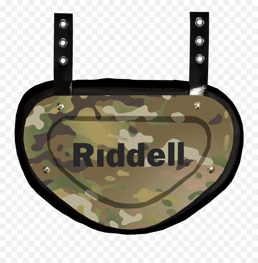 Camo Back Plate Plates Shoulder Pad Accessories - Riddell Backplate Png,Icon Camo Helmet