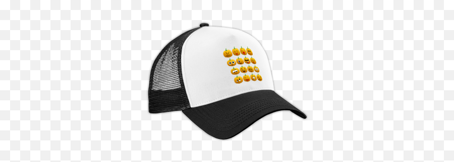 Halloween Pumpkin Emoji Cap - Cap Png,Pumpkin Emoji Transparent