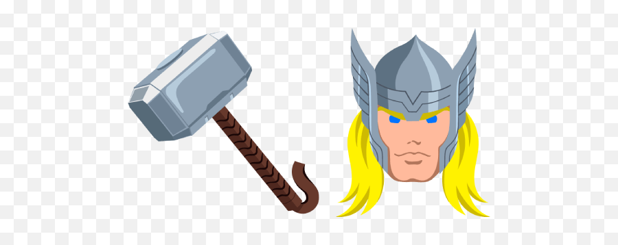 Thor Mjolnir Cursor U2013 Custom - Martillo De Thor Animado Png,Thors Hammer Icon