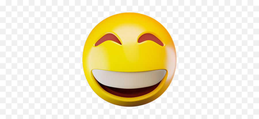 Premium Laughing Emoji 3d Illustration Download In Png Obj - Happy,Zazzle Icon