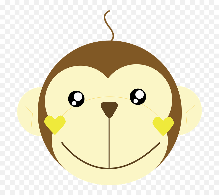Monkey Animal Primates - Free Vector Graphic On Pixabay Cartoon Png,Cute Monkey Png