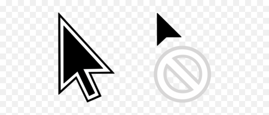 Unavailable Macos Cursor - Sweezy Custom Cursors Computer Arrow Icon Transparent Png,Apple Mouse Icon