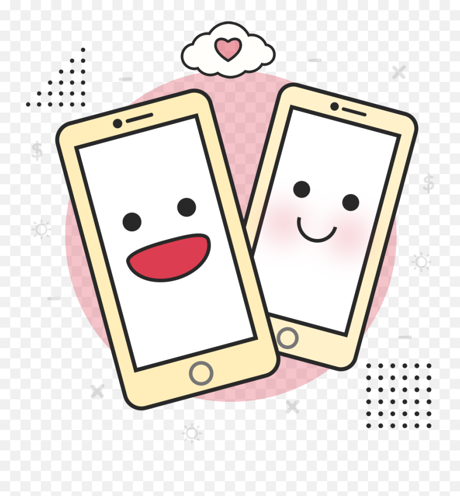 Clipart Dating App Jpg Freeuse Library Best Custom - Cartoon Dating App Phone Cartoon Png,Dating Icon