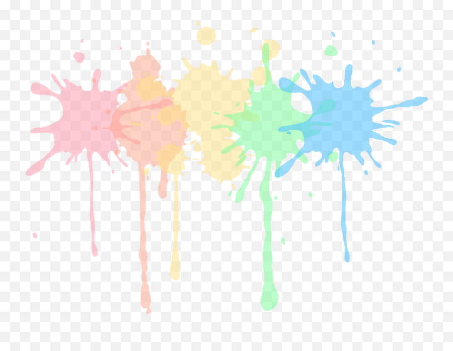 Download Hd Rainbow Paint Paintslatter Dripping Splatter - Rainbow Paint Drip Drawing Png,Dripping Paint Png