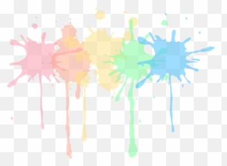 Download Hd Rainbow Paint Paintslatter Dripping Splatter - Drawing png