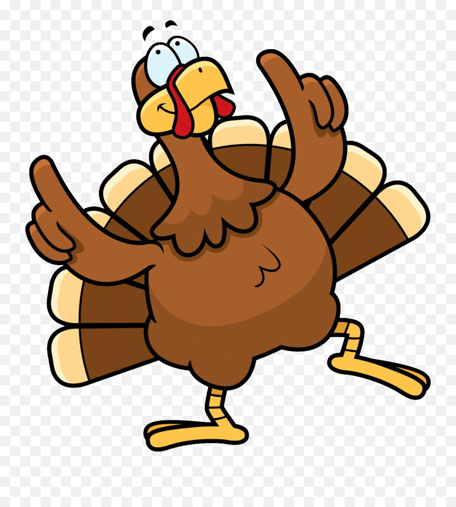 Turkeys Clipart Happy - Happy Turkey Png,Turkey Clipart Transparent Background