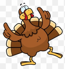 Turkeys Clipart Happy - png