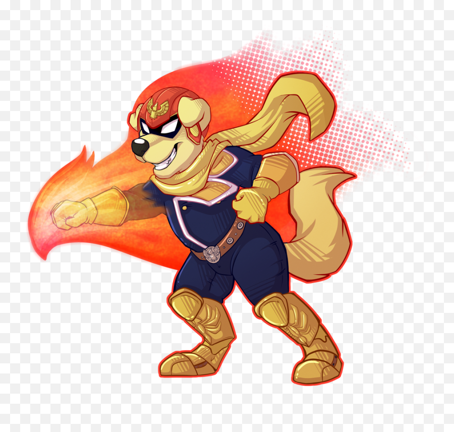 Com Ssb Captain Falcon By Anuvia - Fur Affinity Dot Net Cartoon Png,Captain Falcon Png