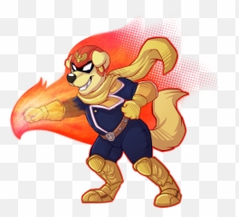Com Ssb Captain Falcon By Anuvia - Fur Affinity Dot Net Cartoon Png,Captain Falcon Png