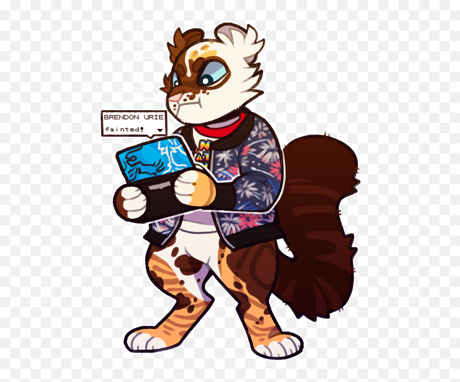 Chibi Comm - Cryptidcrocuta 2 By Thekingtheory Fur Cartoon Png,Brendon Urie Png