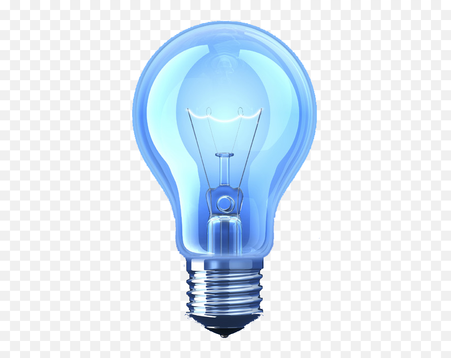 Download Blue Light Lamp Lighting Incandescent Bulb Clipart - Transparent Blue Light Bulb Png,Light Bulb Transparent Png