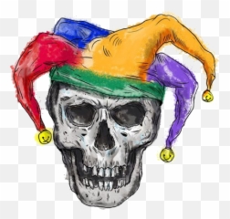 Evil Jester Png Images Hd - Jester Skull,Jester Png