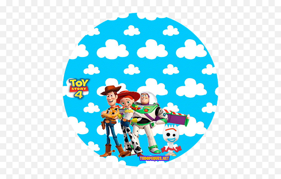 Kit Imprimible De Toy Story 4 Para Descargar Gratis Todo - Toy Story Para Imprimir Png,Toy Story 4 Logo Png
