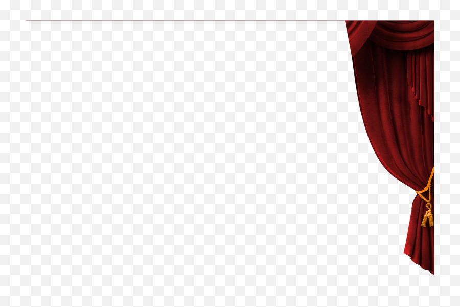 Download Right Drape Of Red Curtain - Draped Curtain Png,Curtain Png
