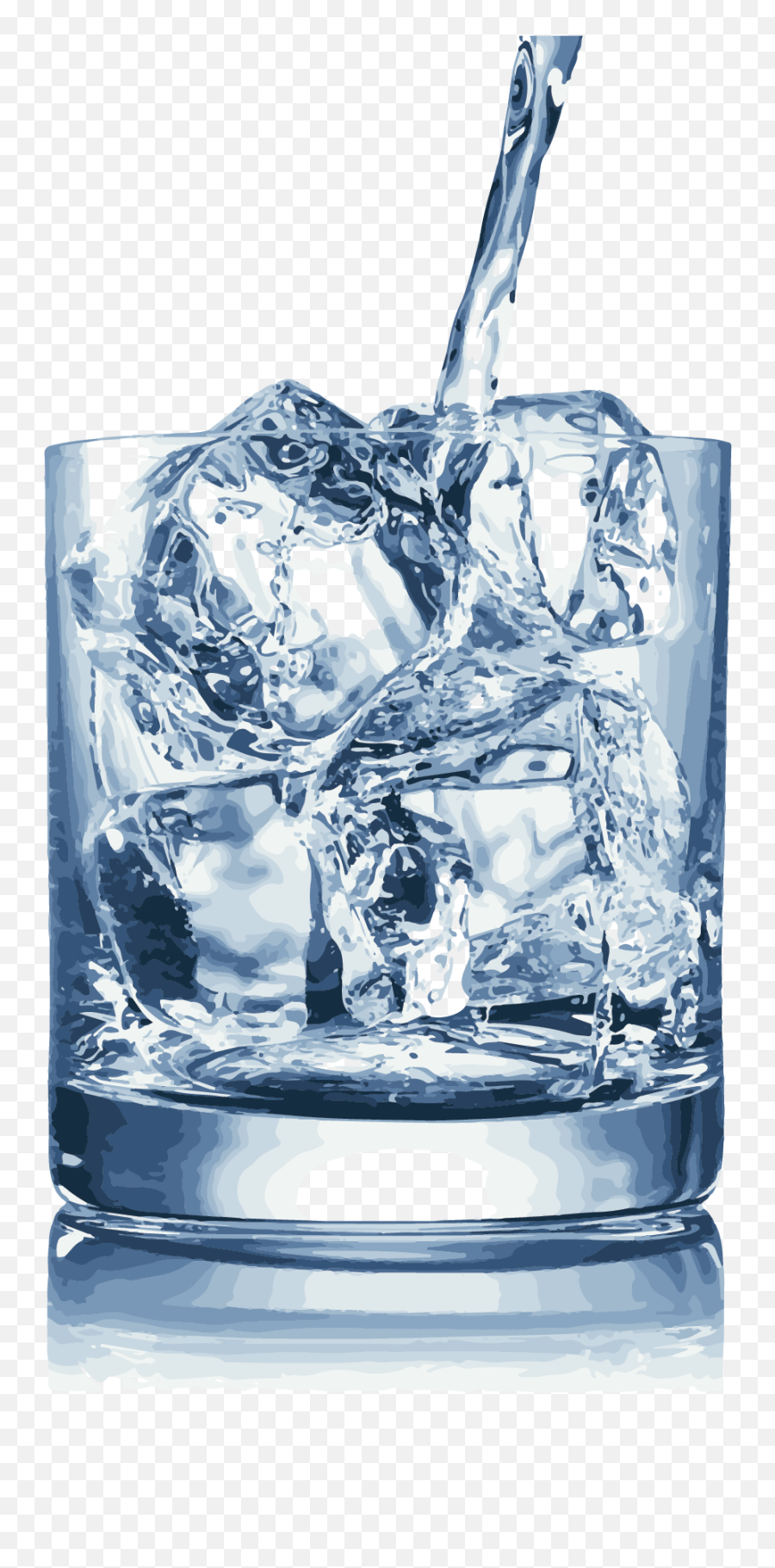 Download Hd Cups And Ice Transprent Png - Cup Of Ice Cubes,Ice Cubes Png