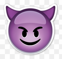 This Sticker Is The Large 2 Inch - Evil Emoji Png