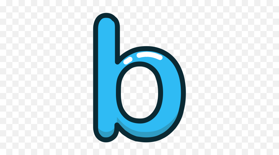B Blue Letter Lowercase Icon - Lowercase B Png,B Png