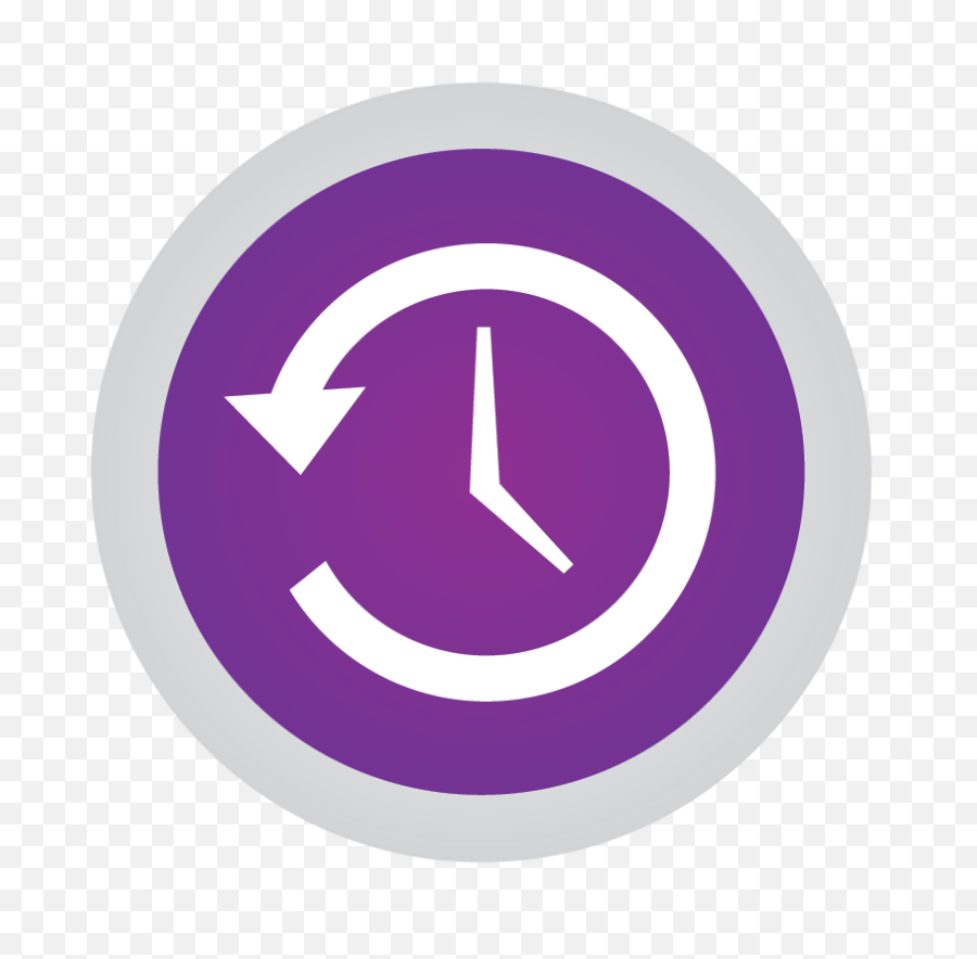 Time Machine Free Icon Of Stock Apps - Time Icon Purple Png,Time Machine Png
