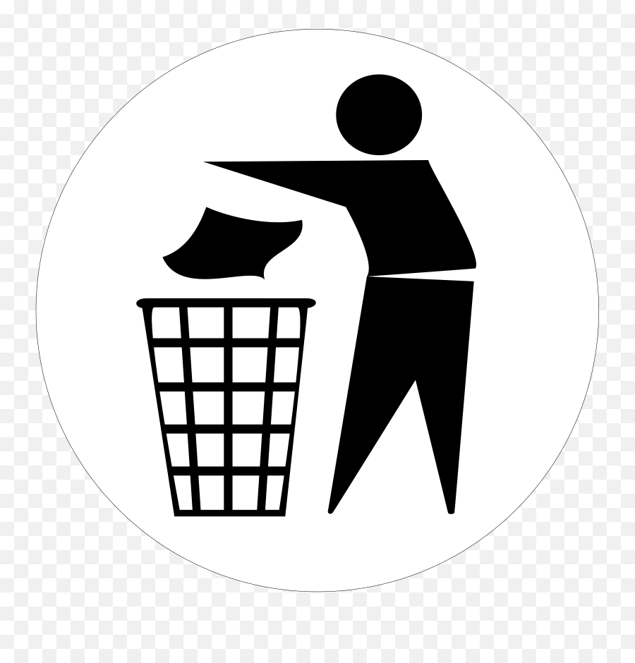 Man Recycling Trash - Clip Art Png,Litter Png
