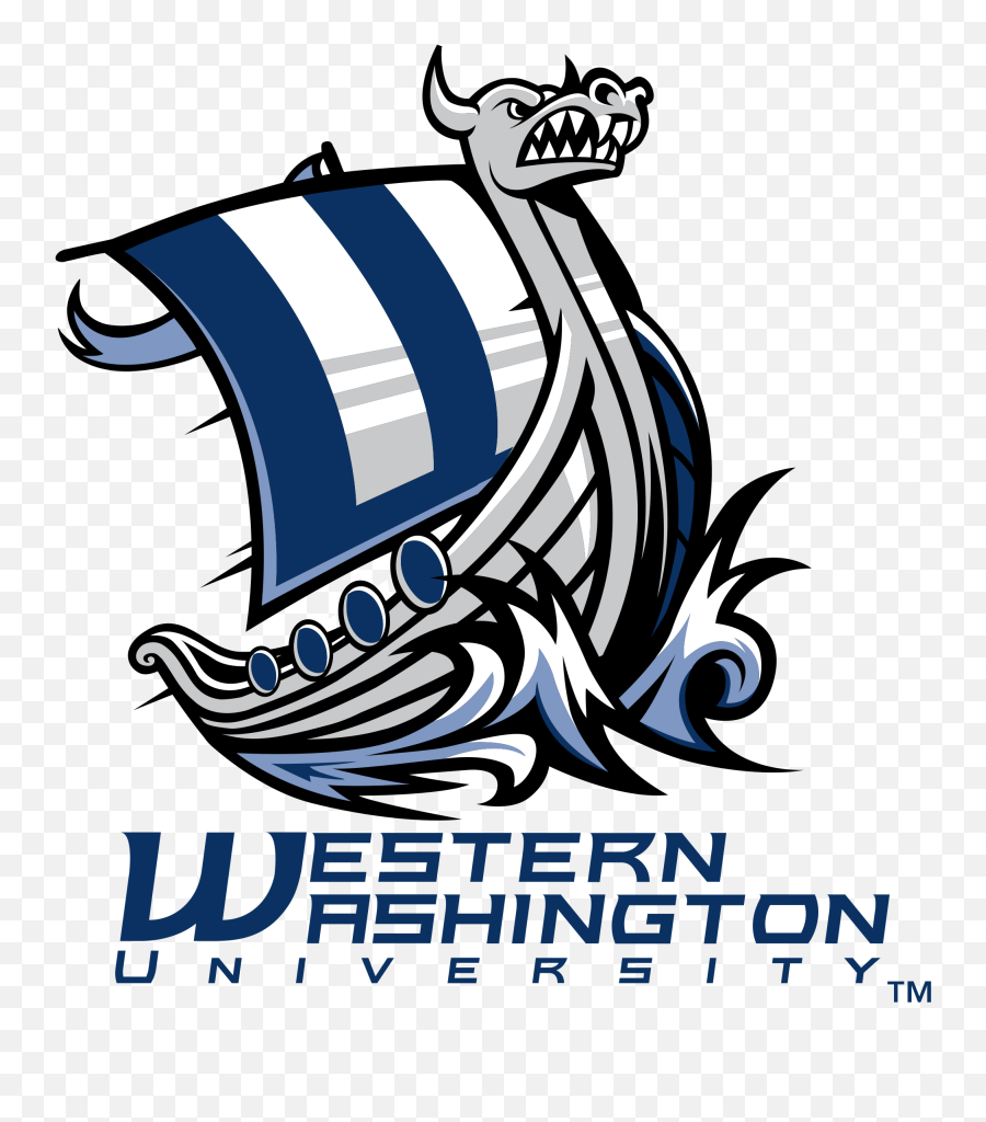 Ship Transparent Png - Wwu Vikings Logo Png Transparent Mascot Western Washington University,Viking Logo Png