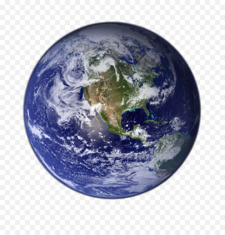 Earth Western Hemisphere - Earth No Background Png,Transparent Backround