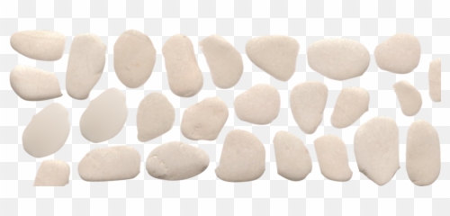 Samoa Pebbles Straight Edge Bdr Ivory - Collection Mosaics Cobblestone Png,Pebbles Png