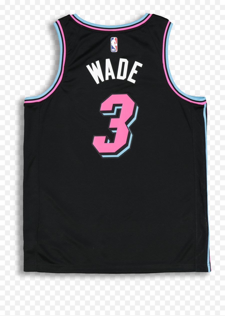 Nike Miami Heat Dwayne Wade 3 City Edition Swingman Nba Jersey Black - Miami Heat Jersey Png,Dwyane Wade Png