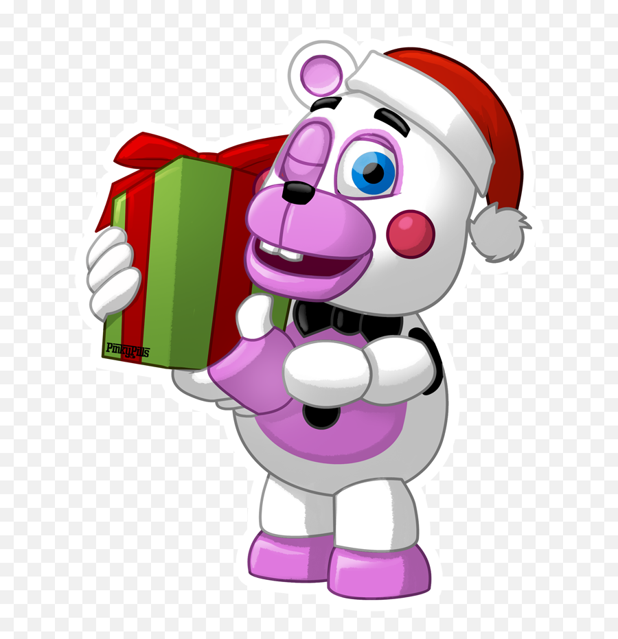 Fnaf By Pinky Pills Clipart Png Download - Fnaf By Pinky Fnaf Happy Holidays,Fnaf Png