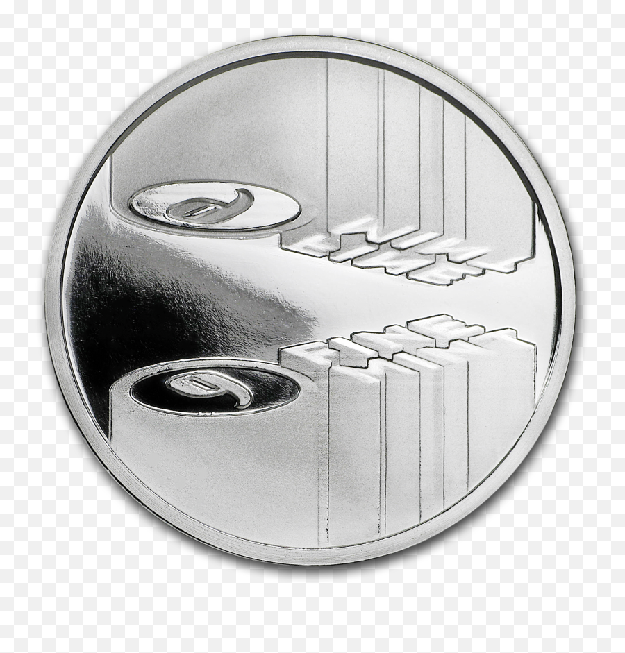 1 Oz Silver Industrial Logo Round 9fine Mint - Emblem Png,Industrial Logo