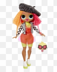 Lol Doll Png Hd Image - Lol Surprise Omg Neon Licious,Lol Dolls Png