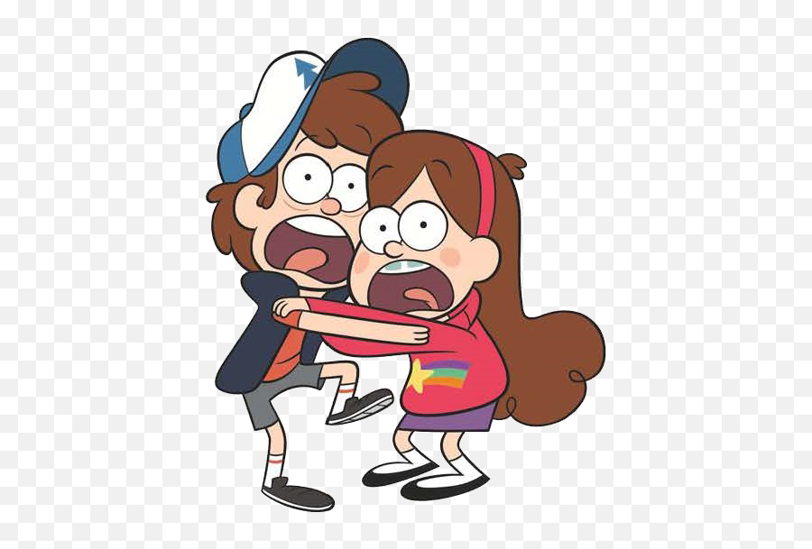 Library Of Dipper And Mabel Image Black - Gravity Falls Dipper And Mabel Scared Png,Grunkle Stan Png